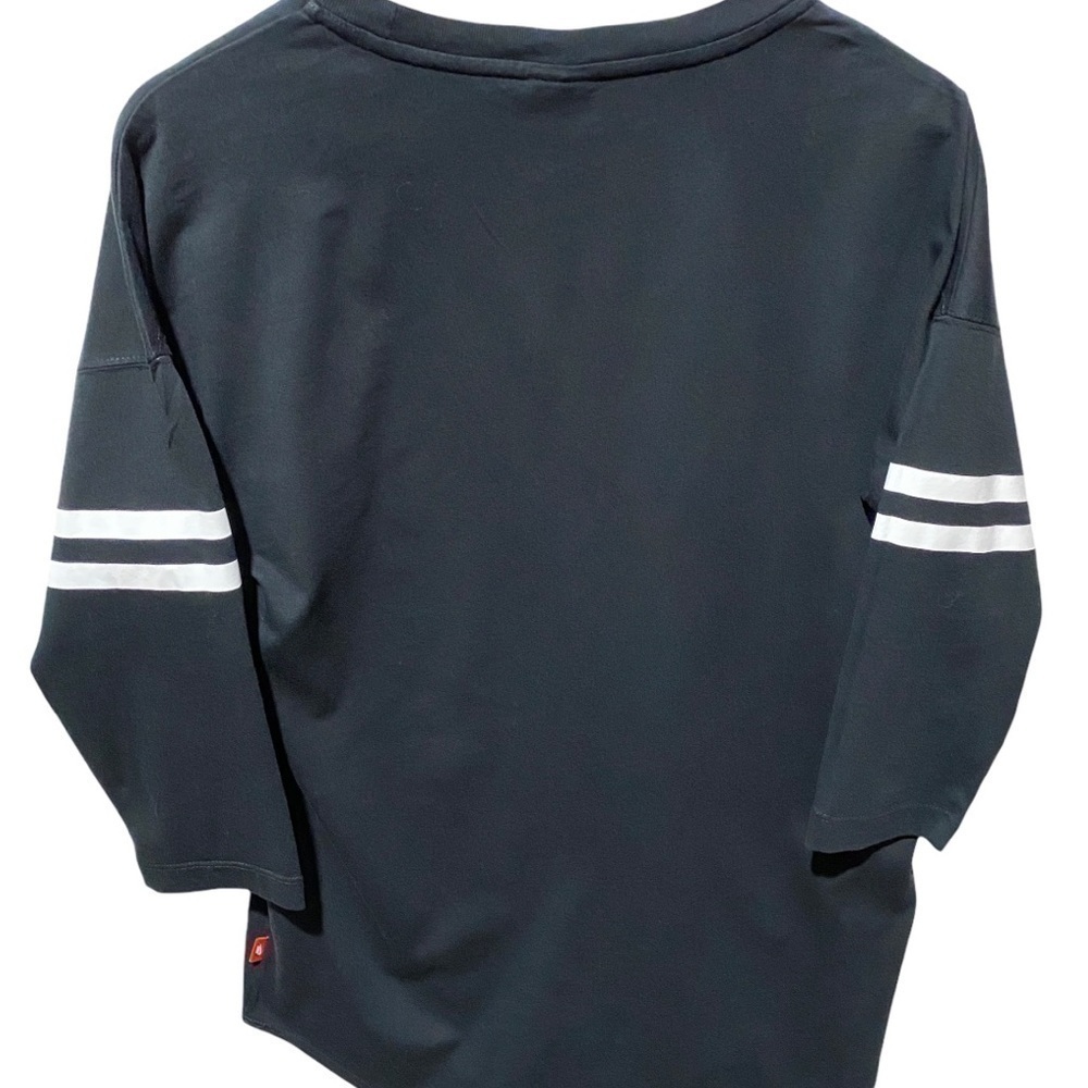 𝅺nike EUC "Just Do It" Women's 3/4 Sleeve Shirt Med - Picture 3 of 4